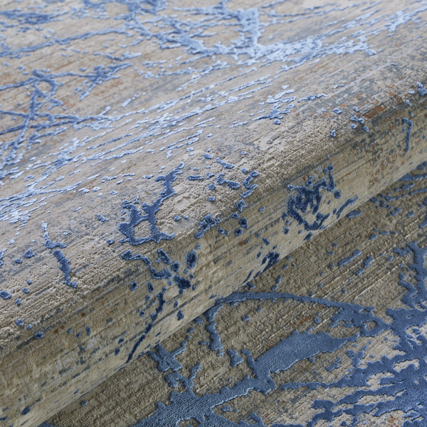 Swiss Cottage Neon Blue Rug – Rug Candy