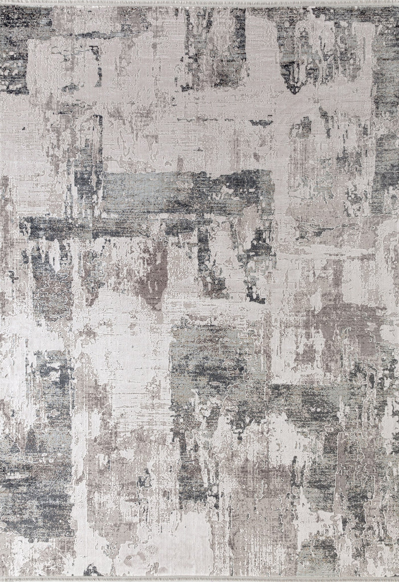grey rug abstract design