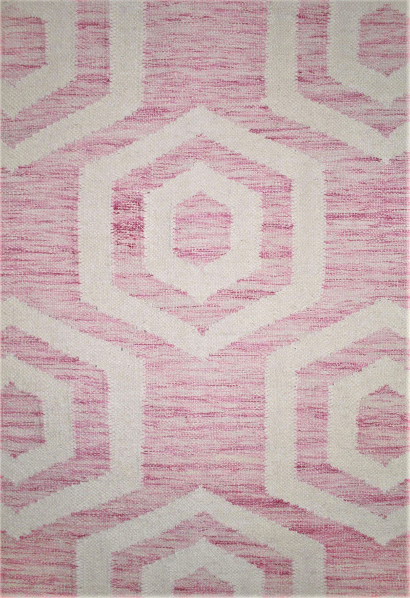 contemporary pink rug
