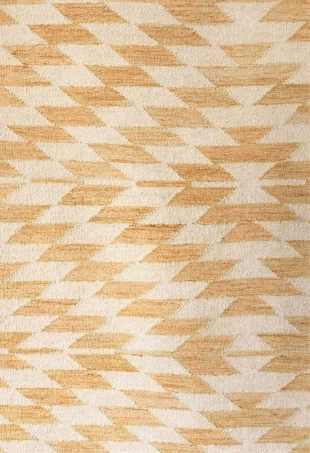 yellow geometric rug
