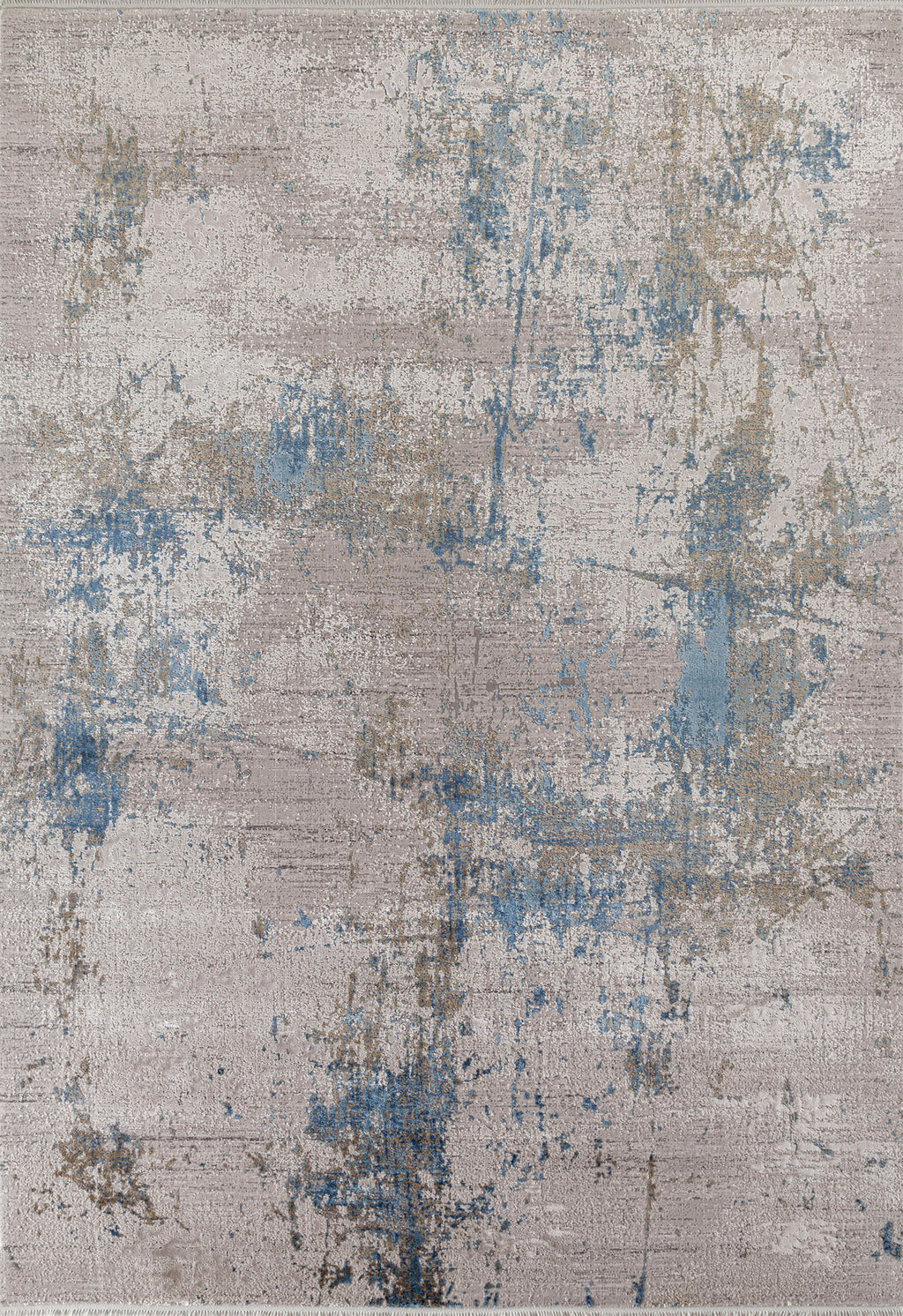 blue and grey rug