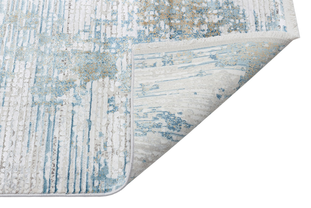 Prague Beige Blue Rug