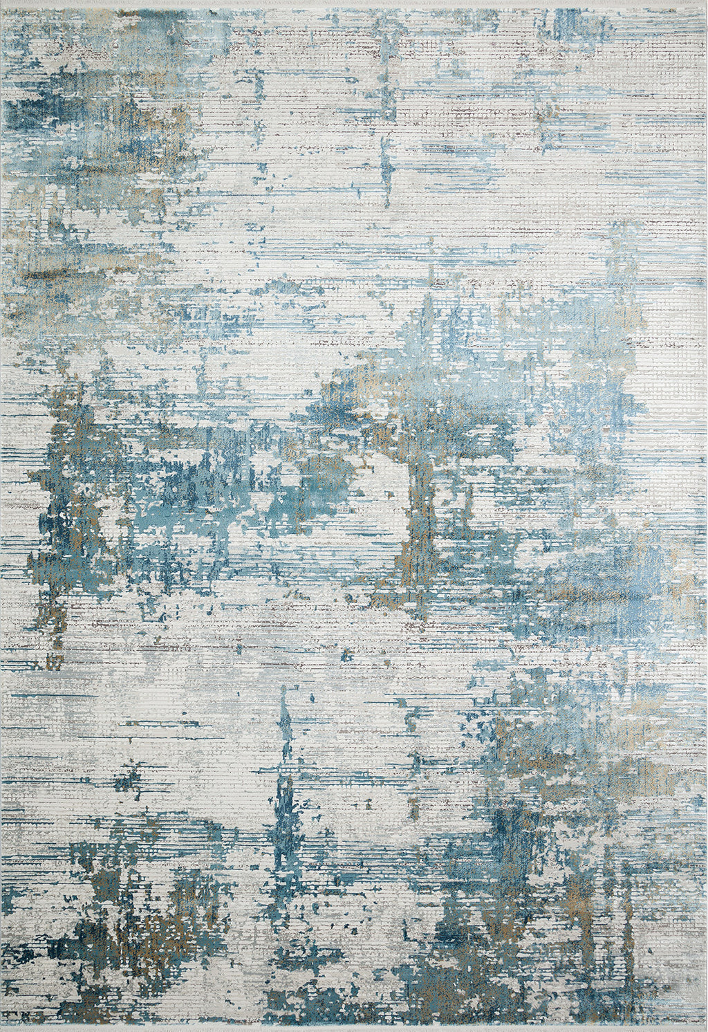 Prague Beige Blue Rug