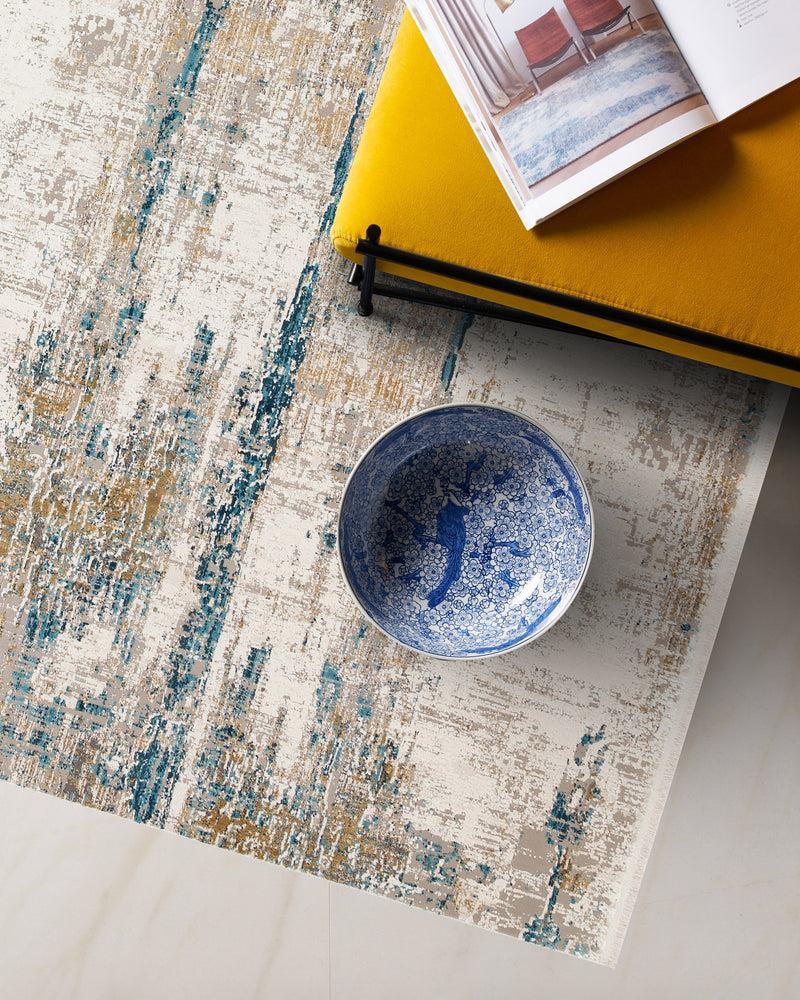 Vienna Beige Blue Rug